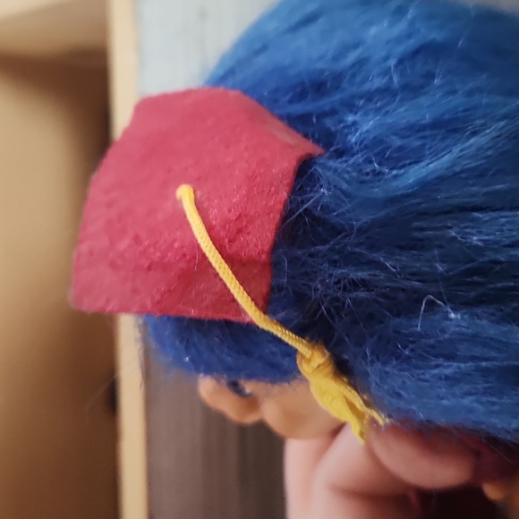 Lot Of 4 Trolls Dolls (80s-90s) - Tuxedo, Graduate, Purple Gem, Ball Kid - Picture 10 of 13